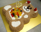 デコレーションケーキ　くま